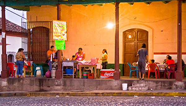 Cafe on the Square in Suchitoto